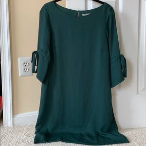 H&M forest green dress